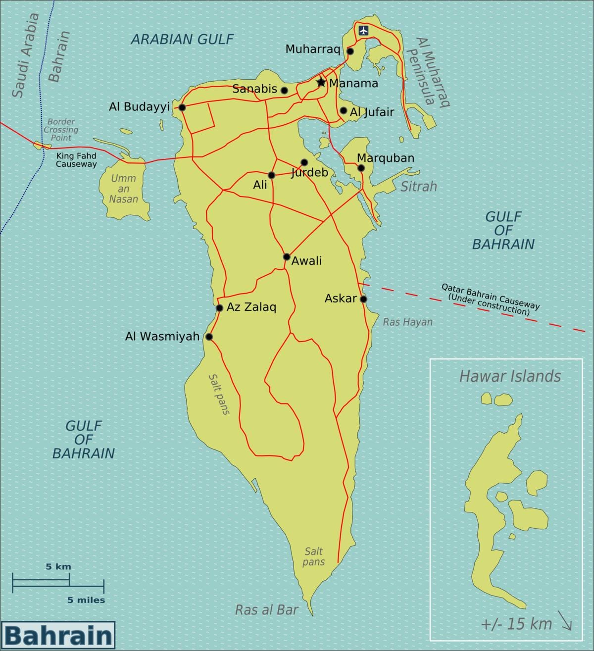 બેહરીન ઇન્ટરનેશનલ એરપોર્ટ પાર્કિંગ નકશો